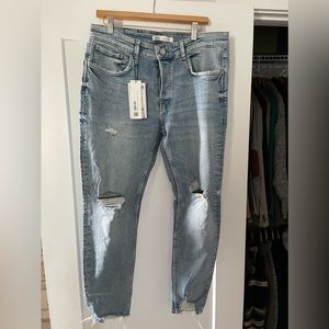 Zara jeans with distressing size: 36